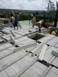precast concreteT-beams ＆blocks for Prestressed T-Beam Forming Machine
