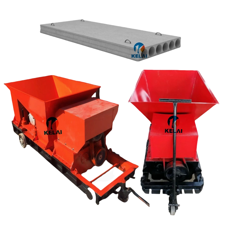 precast slab making machine working process